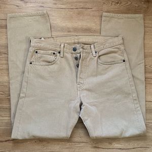 Levi’s Khaki 501 Sz 31 x 30 (Very Good Condition)